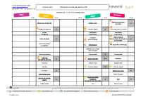 Semaine du 11 au 17 novembre 2024