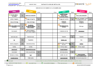 Semaine du 18 au 24 novembre 2024